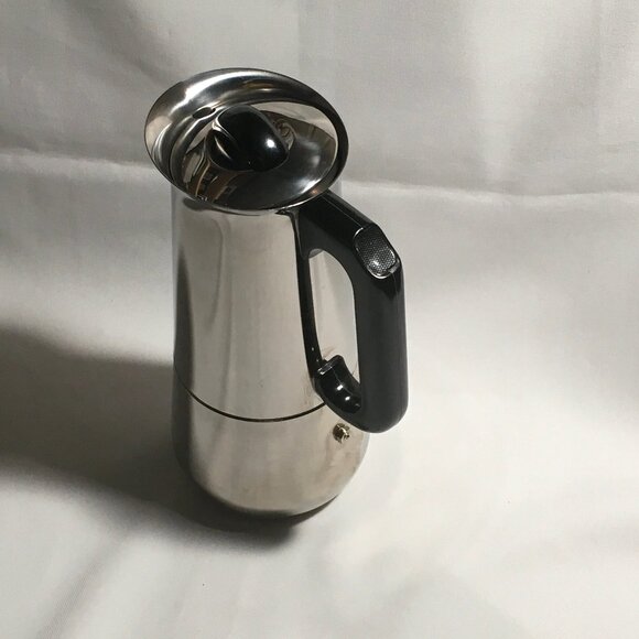 AMC Art Design Mocca Pot Espresso Stovetop Espresso Maker 6 Cups - Picture 1 of 8